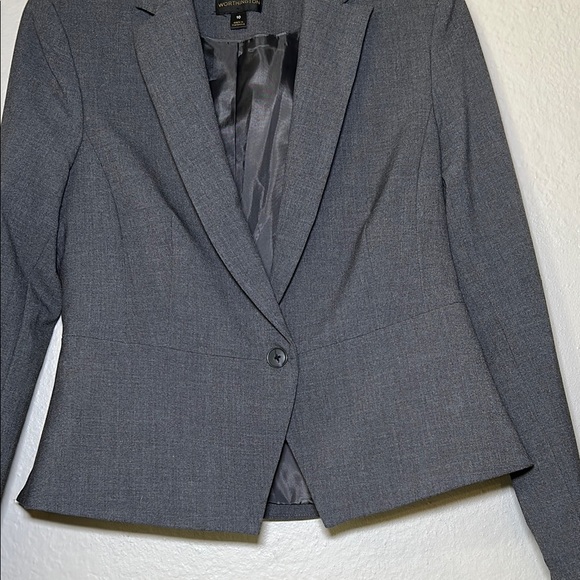 Women's Gray Blazer - Picture 4 of 8